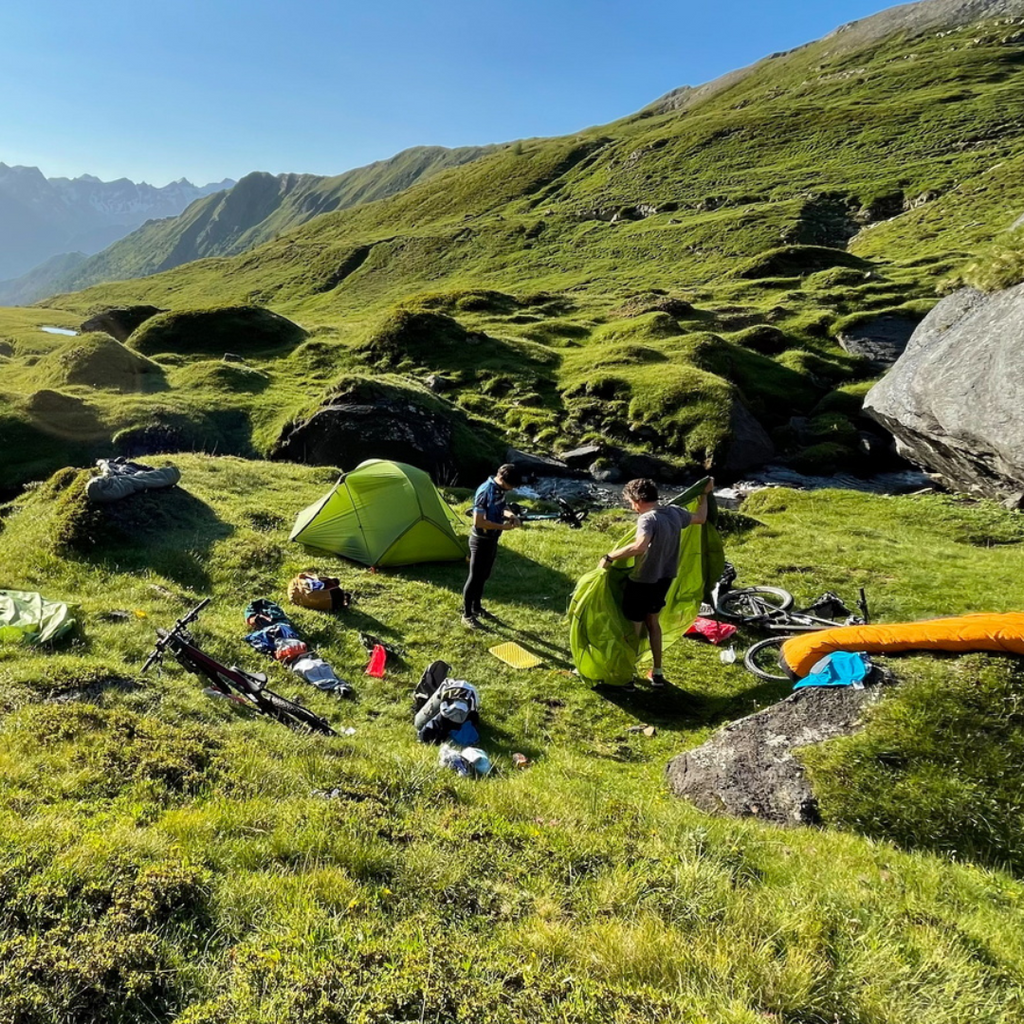 Where to pitch tent when wild camping