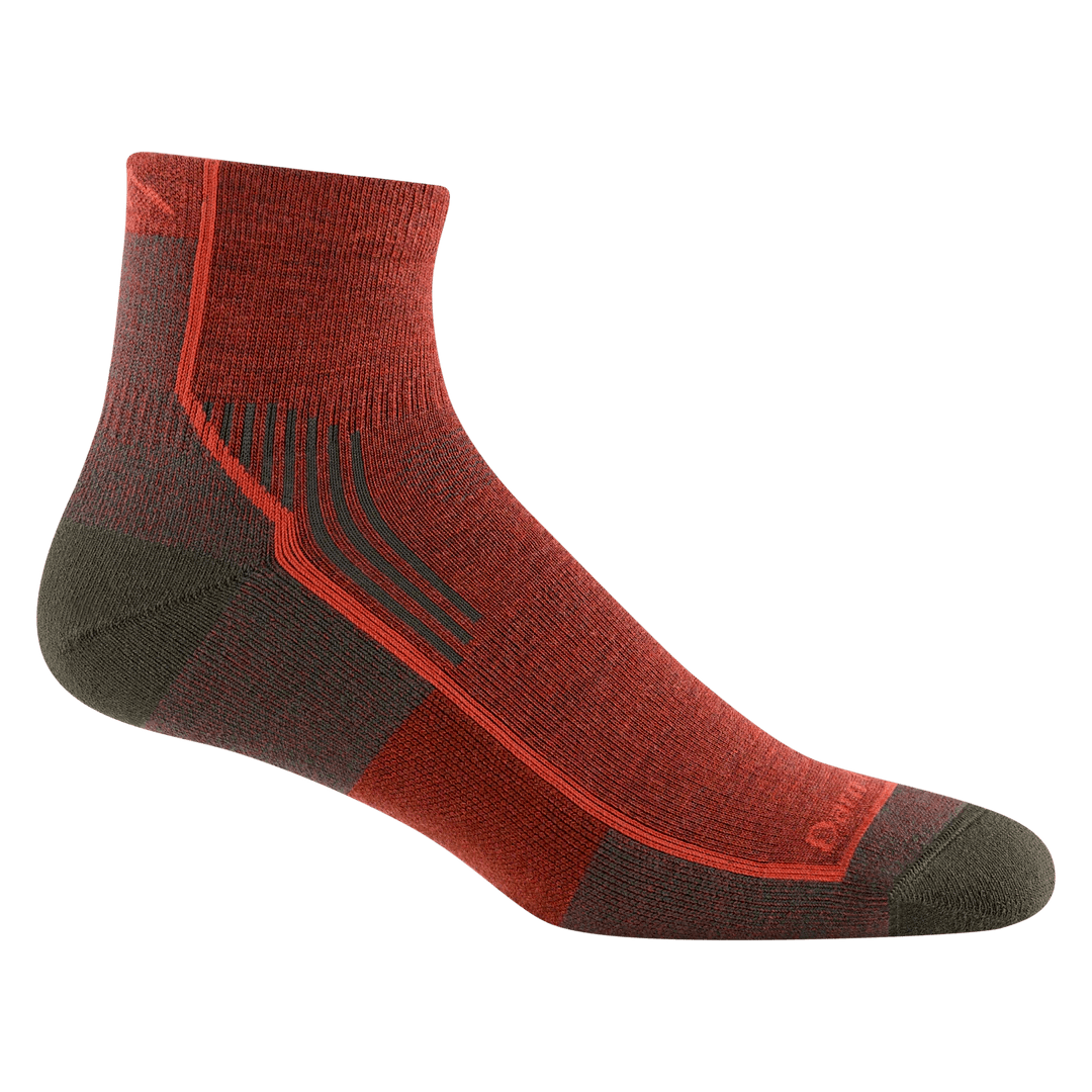 Darn Tough Women's Hiker 1/4 Midweight Cushion Socks - Style 1958 Merino Wool Hiking Socks
