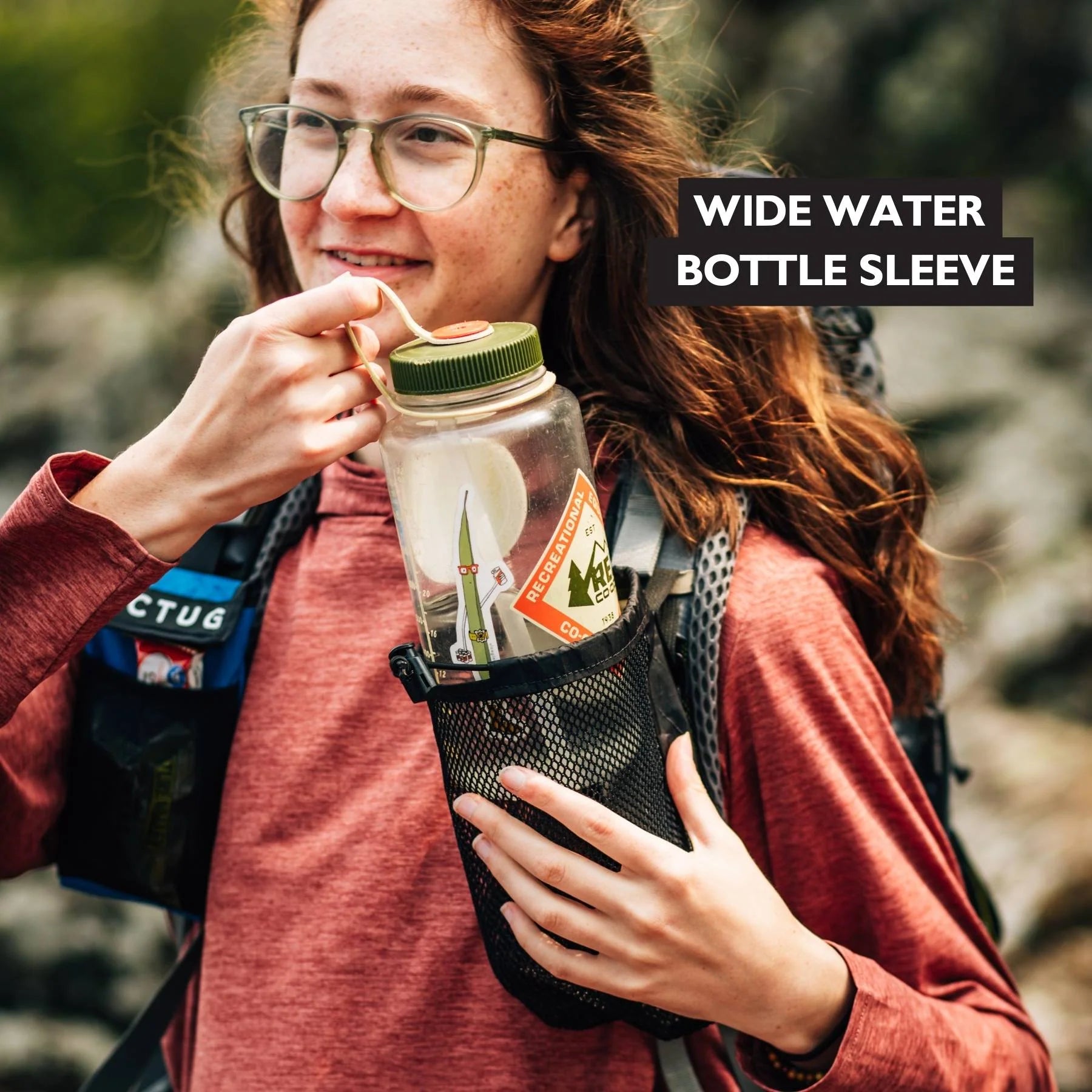CTUG Water Bottle Sleeve| Backpacking Accessories Ultralight