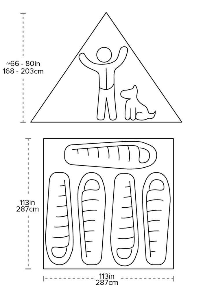 Big Agnes Gold Camp UL5 Tarp Specification