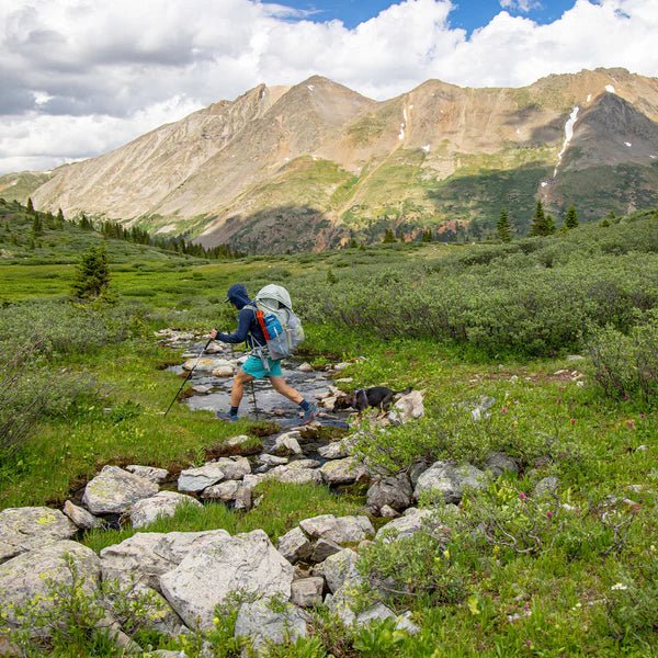 Big Agnes Sweetwater UL 43L Backpacking Pack Lifestyle
