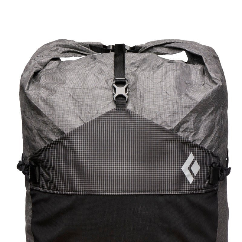 Black Diamond Beta Light 45 Backpacking Pack Storm Grey Top