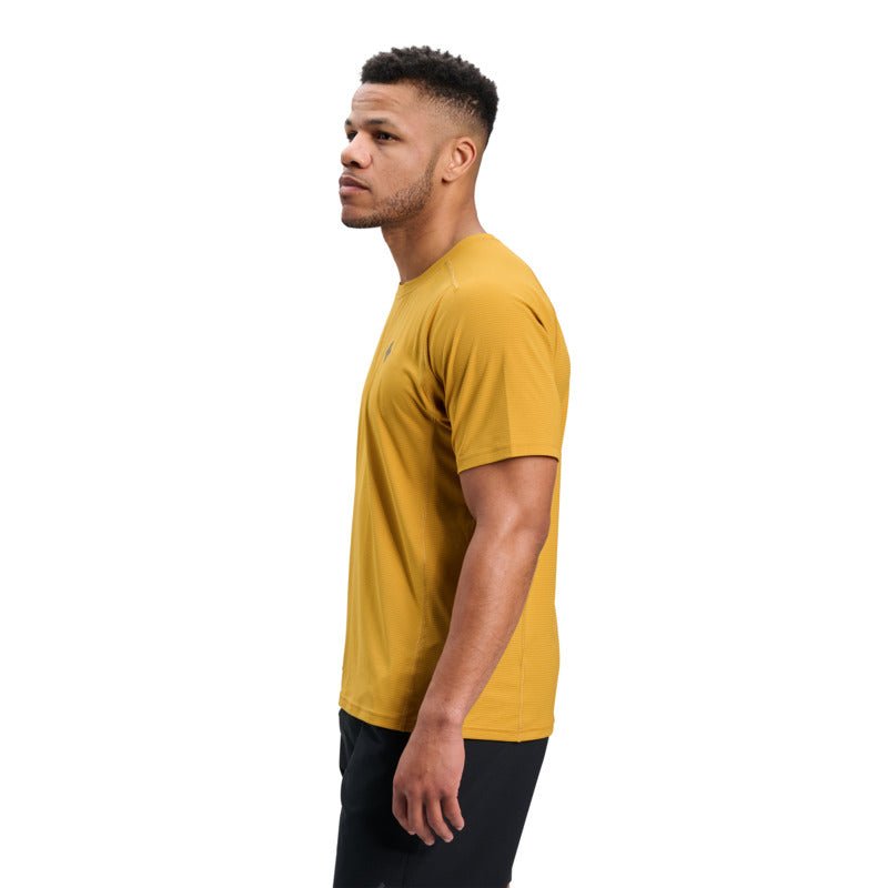 Black Diamond Distance Short Sleeve Tech Tee Side Amber