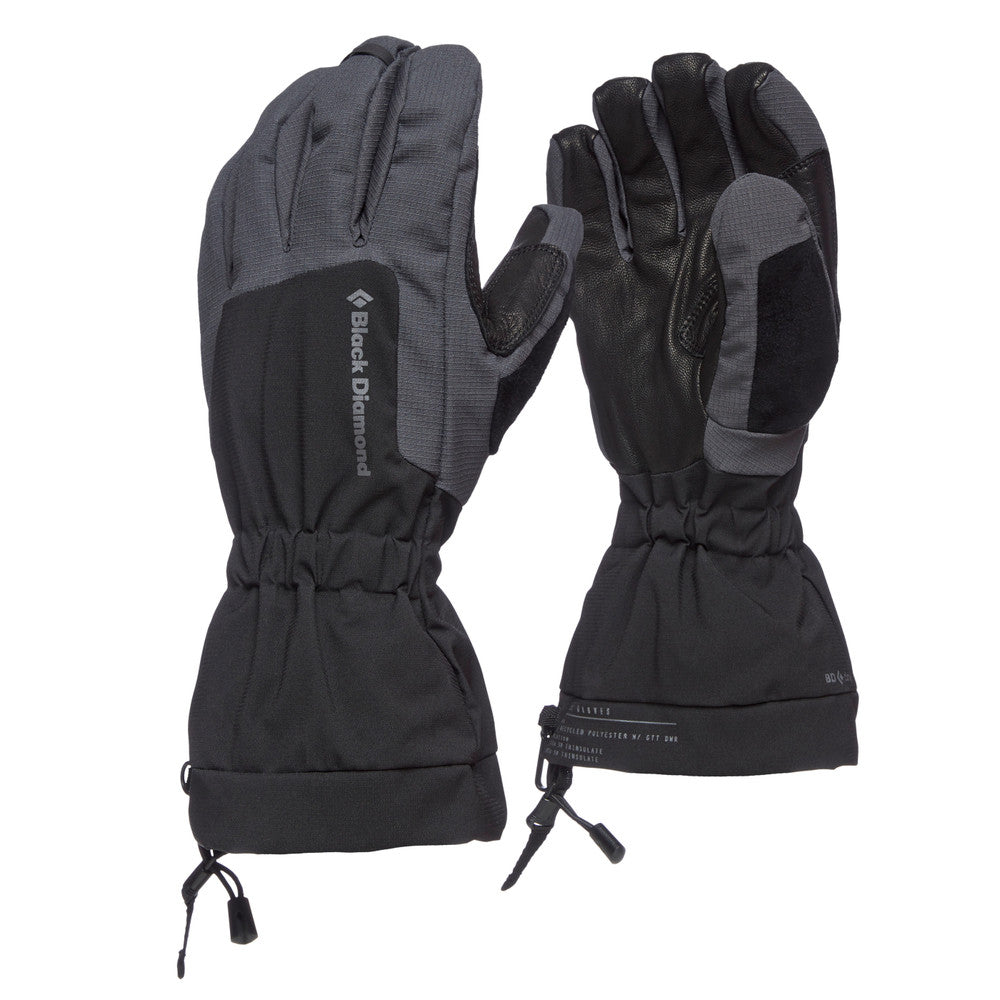 Black Diamond Glissade Waterproof Thinsulate Gloves Black