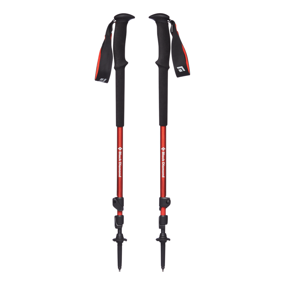 Black Diamond Trail Trekking Poles (Pair) Red