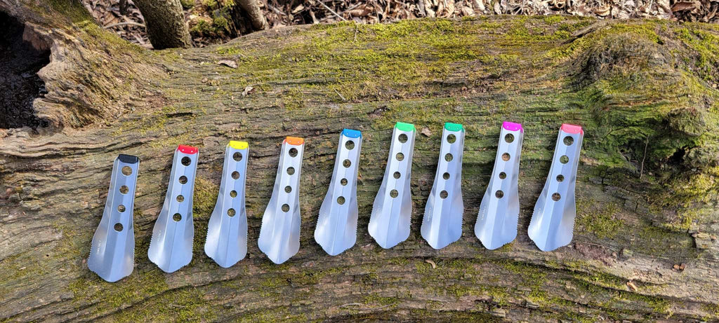 BoglerCo Ultralight Backpacking Trowel Assorted Colours
