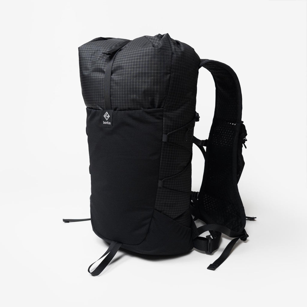 Bonfus Fastus 23L UltraX Fastpacking Ultralight Pack Black