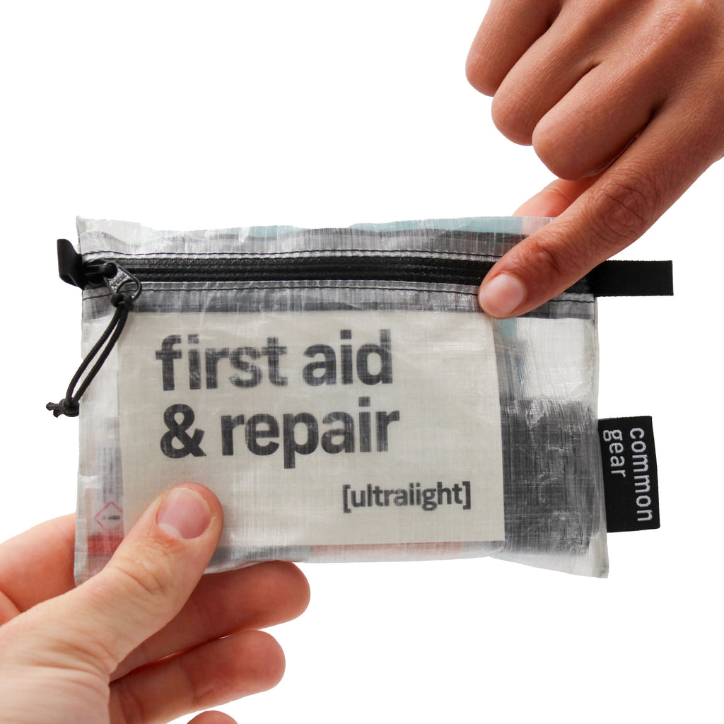 Common Gear Ultralight First Aid + Repair Kit Front