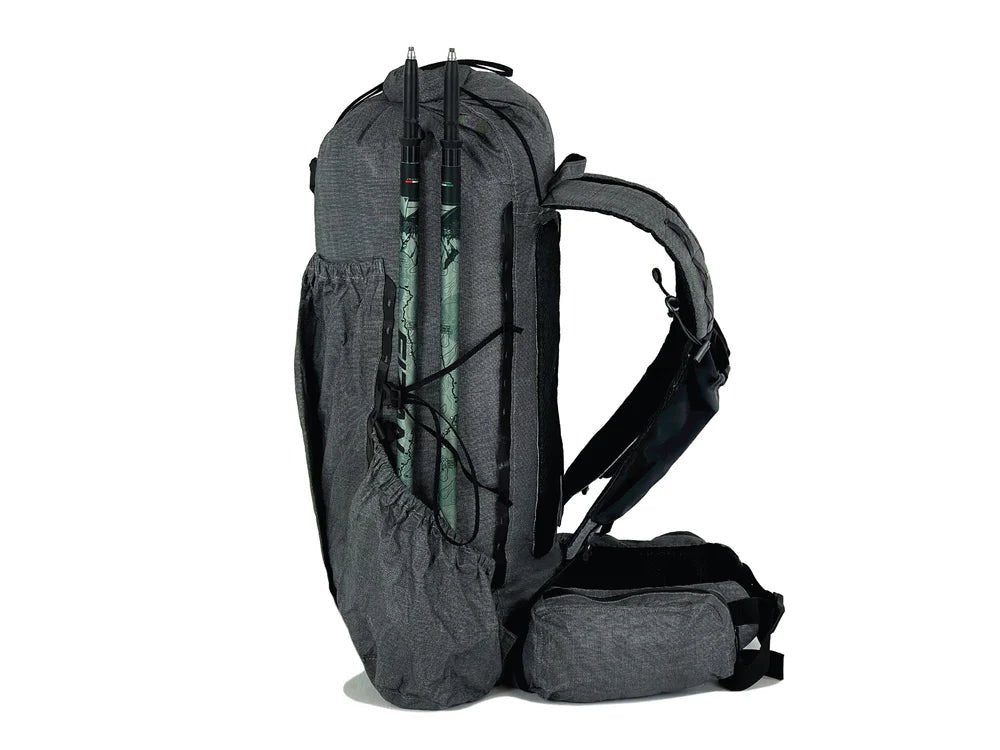 Durston Gear Wapta 30 Ultralight Pack Trekking Poles 1