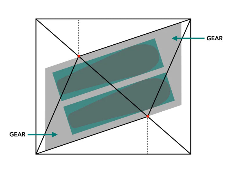 Durston Gear X-Mid 2 Solid Ultralight Tent Diagram