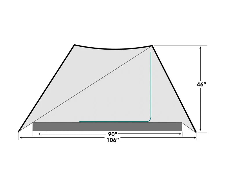 Durston Gear X-Mid Pro 2 Ultralight Tent Measurements