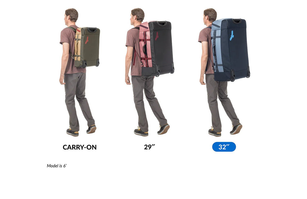 Eagle Creek Cargo Hauler XT 120L / 32" Wheeled Duffel Sizes