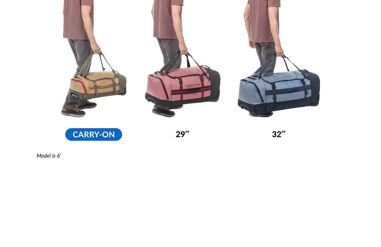 Eagle Creek Cargo Hauler XT 21.5 International Carry On Wheeled Duffel Valley and Peak