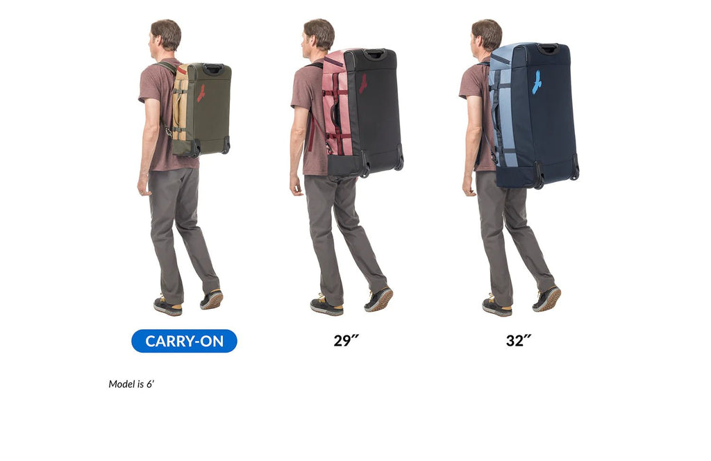 Eagle Creek Cargo Hauler XT 21.5" International Carry On Wheeled Duffel Sizes