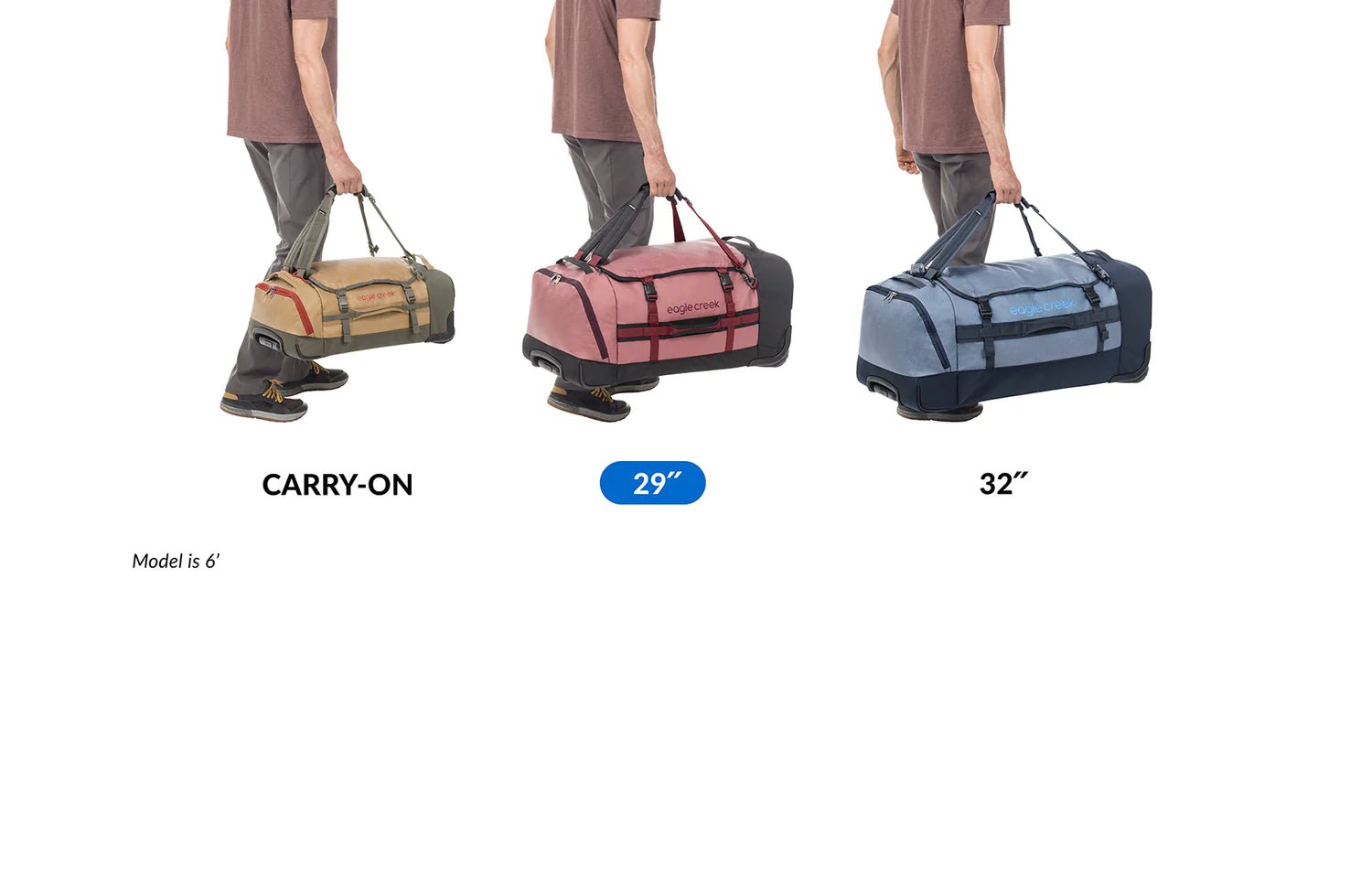 Rolling duffel carry on size outlet
