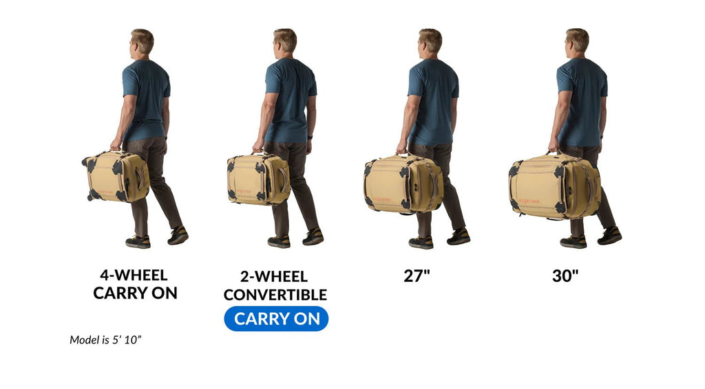 Eagle Creek Gear Warrior XE 2 Wheeled Convertible Carry On Luggage Lifestyle 2