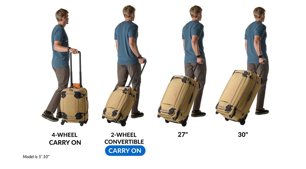 Eagle Creek Gear Warrior XE 2 Wheeled Convertible Carry On Luggage Lifestyle 3
