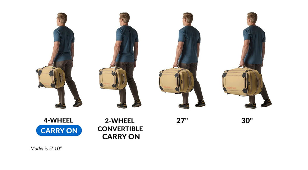 Eagle Creek Gear Warrior XE 4 Wheeled Carry On Luggage Lifestyle 2