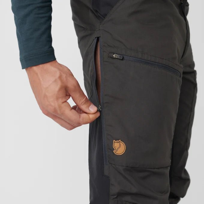 Fjallraven Men's Abisko Lite Trekking Trousers Upper Pocket with Zip