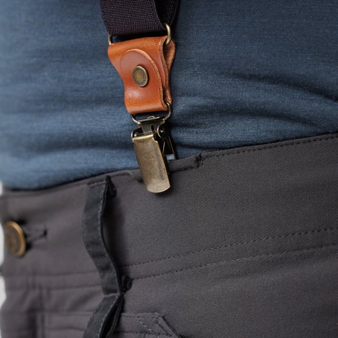 Fjallraven Men's Keb Trousers Model Close Up Detail