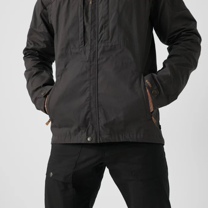 Fjallraven Men's Skogso Jacket Model Torso Detail