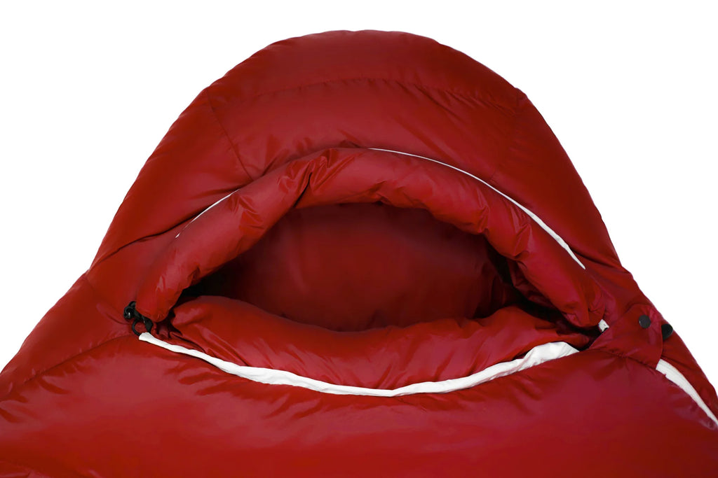Grüezi Bag Biopod Down Hybrid Ice Alpine 190 Sleeping Bag Draft Collar