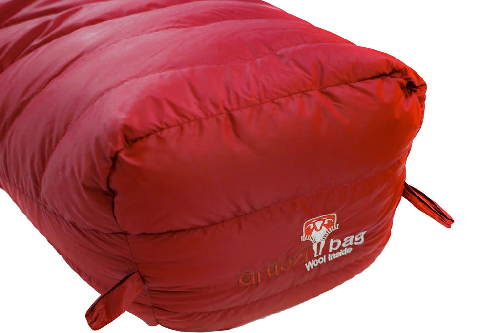 Grüezi Bag Biopod Down Hybrid Ice Alpine 190 Sleeping Bag Footbox
