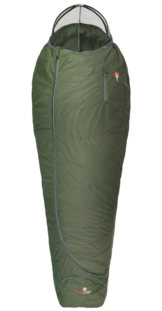 Grüezi Bag Biopod Wolle Survival Sleeping Bag Front
