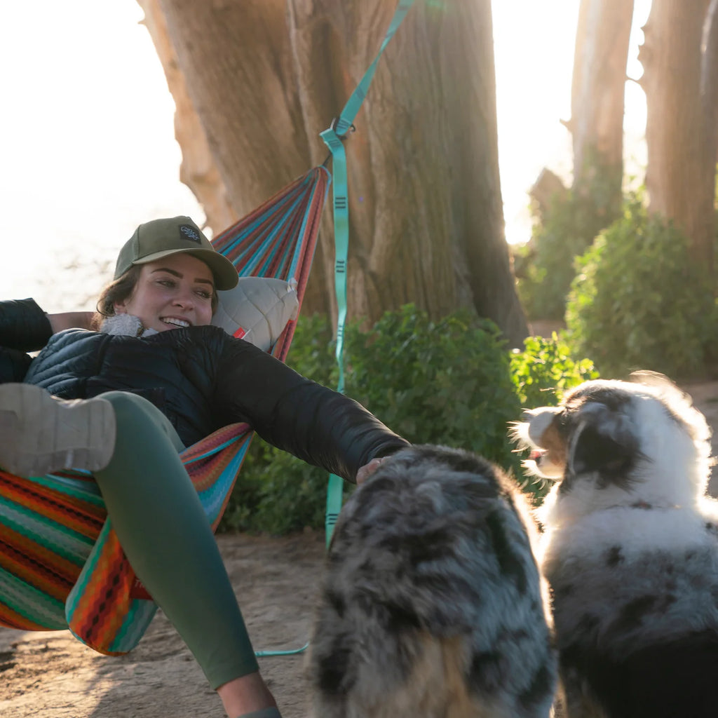 Grand Trunk Siesta Hammock Lifestyle with Dogs