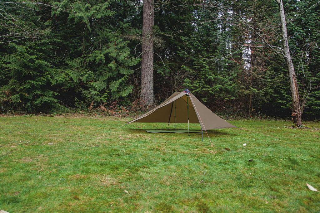 Hilleberg Anaris Yellow Label 2 Person Trekking Pole Tent Door Up