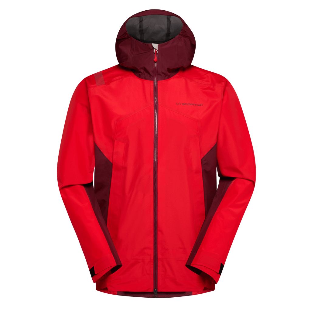 La Sportiva Men's Discover Shell Waterproof Jacket Red