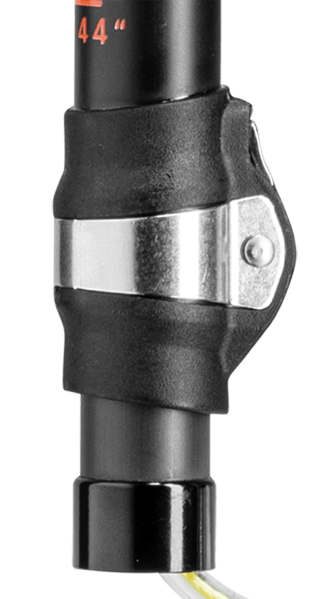 Leki Makalu FX Carbon Trekking Poles Close Up Lock 1