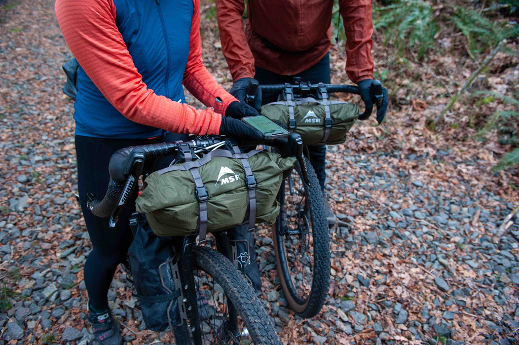 MSR Hubba Hubba Bikepack 1 Person Bikepacking Tent Lifestyle