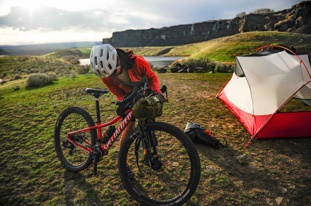 MSR Hubba Hubba Bikepack 2 Person Bikepacking Tent Bike