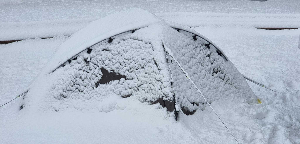 NORTENT Vern 1 Person Tent in the Snow