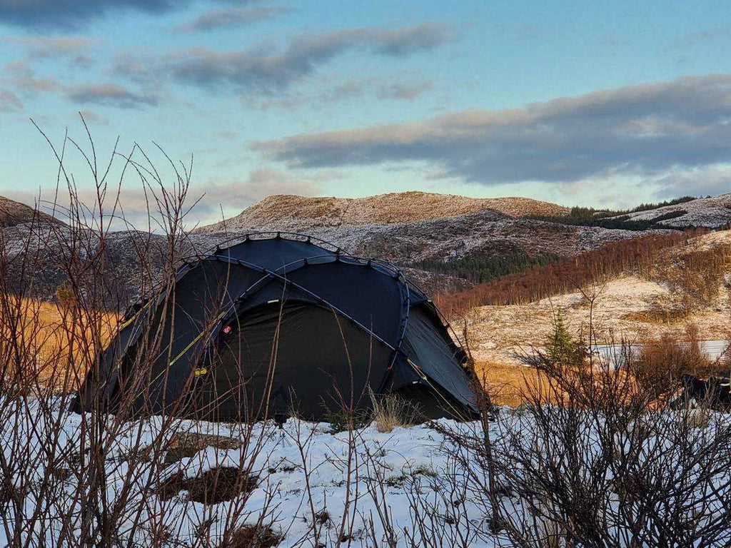 NORTENT Vern 2 Person 4 Season Backpacking Tent in Snowy landscape 4