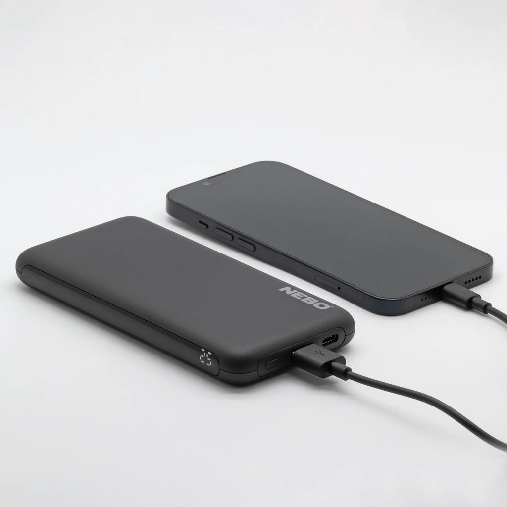 Nebo 10K Ultralight Power Bank with Digital Display win Charging
