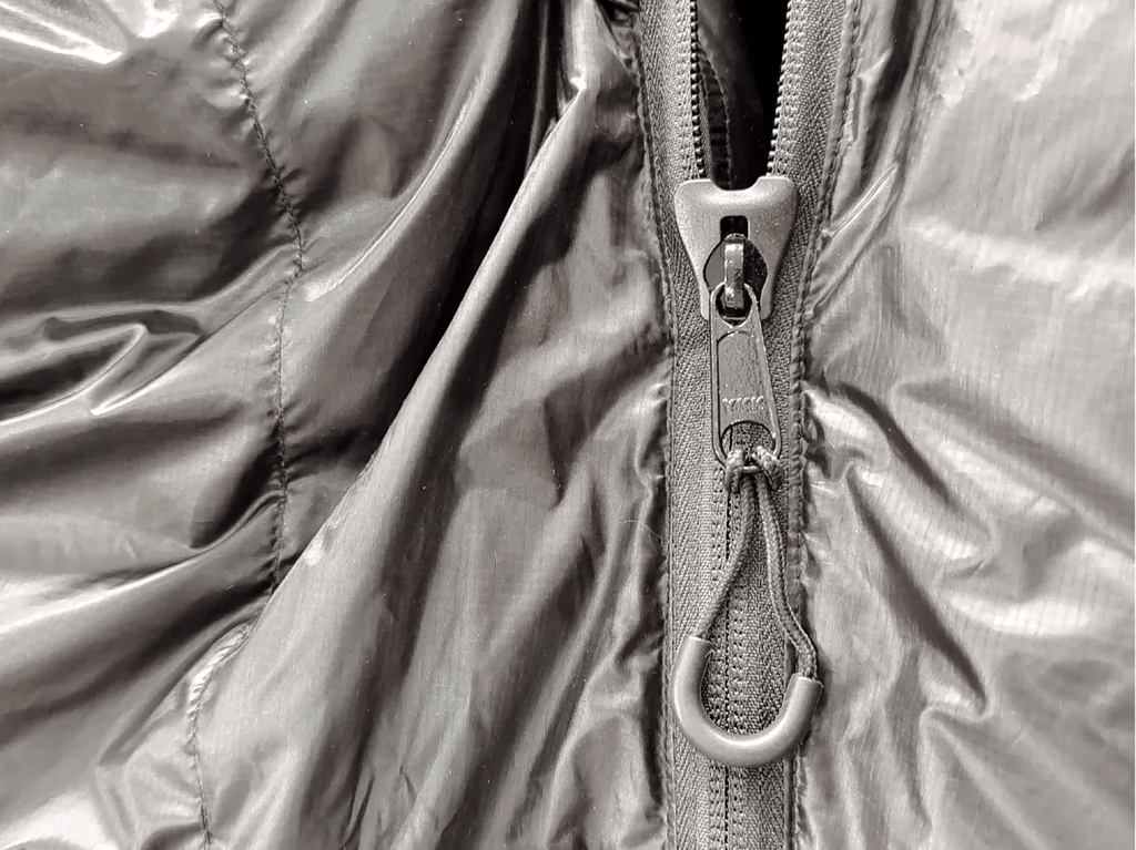Nortent Lyng Down Sleeping Bag Close Up Zip