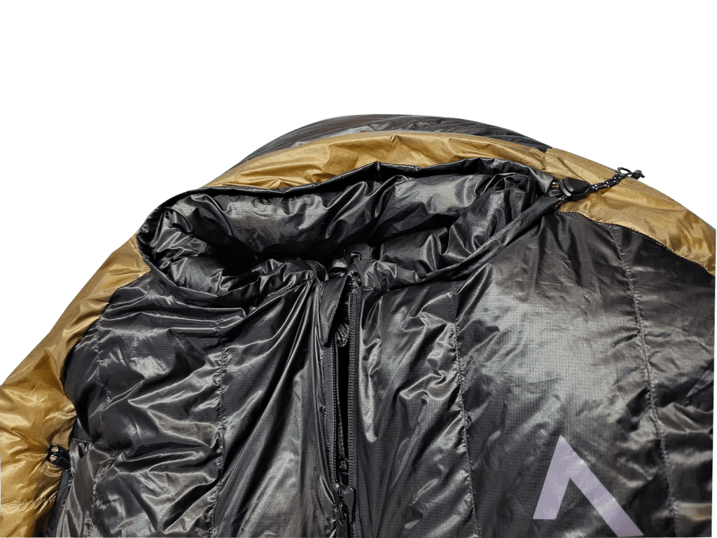 Nortent Lyng Down Sleeping Bag Head Close Up