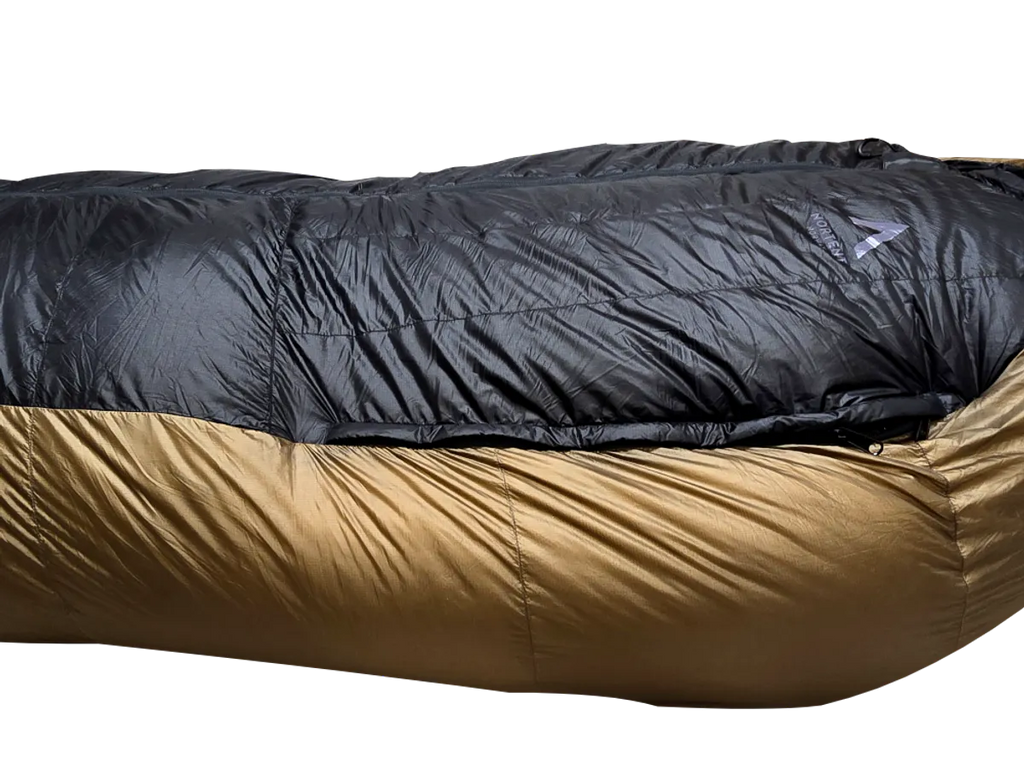 Nortent Lyng Down Sleeping Bag Zipped Up