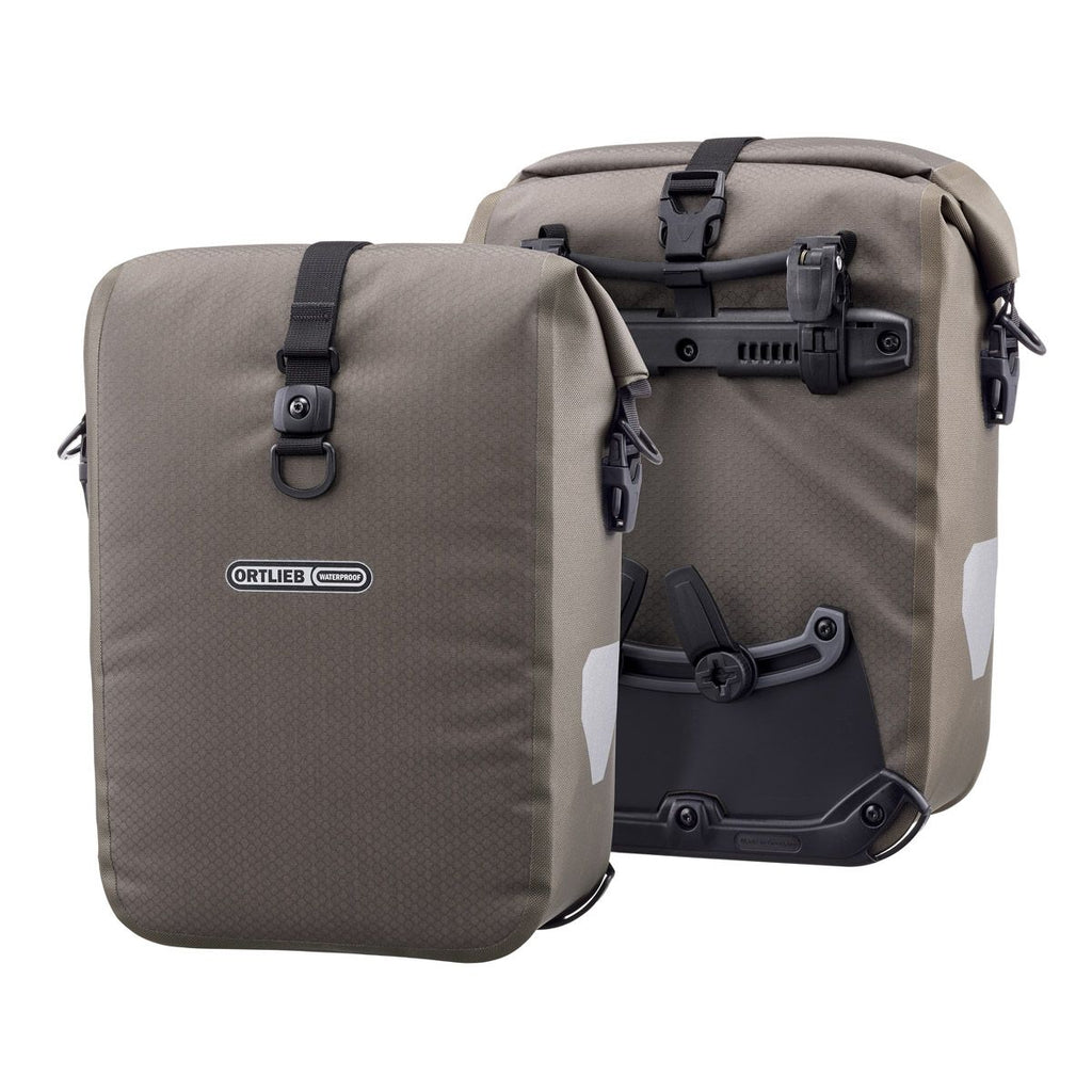 ORTLIEB Gravel Pack Pair 25L Waterproof Pannier Bags Sand