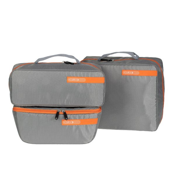 ORTLIEB Packing Cube Bundle 3 sizes Stacked