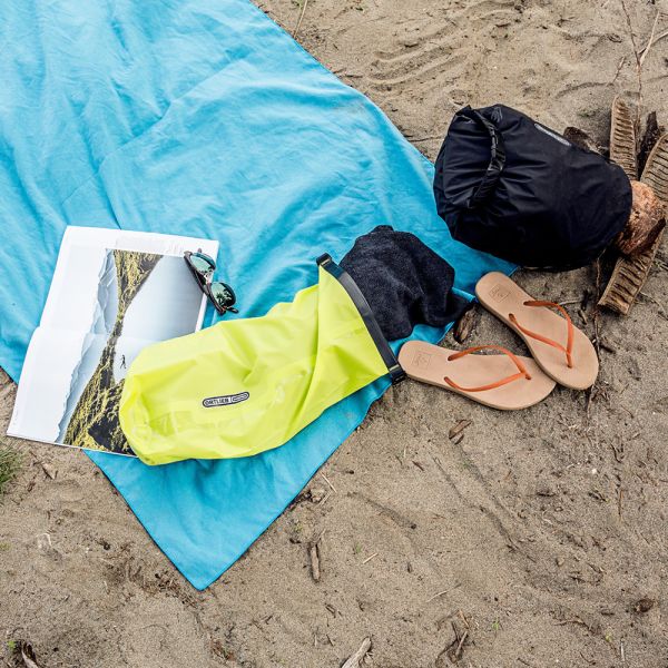 ORTLIEB Ultralight PS10 Dry Bag Roll Lifestyle Beach