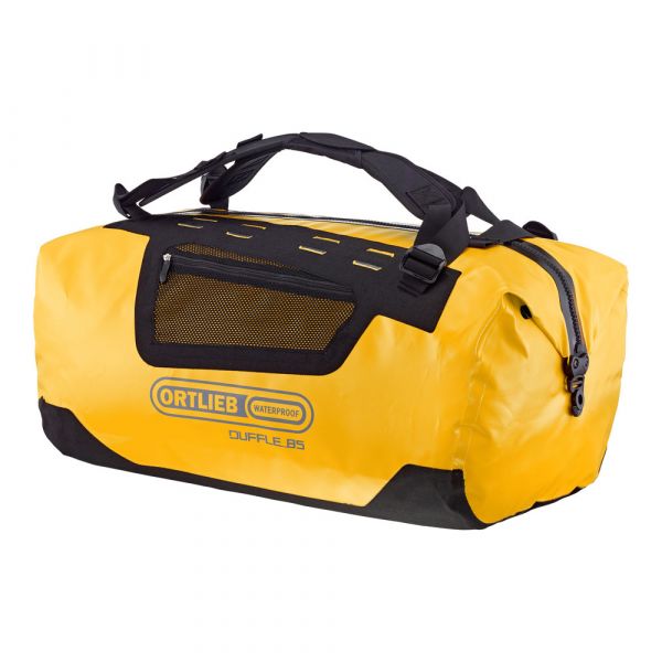 Ortlieb Duffel Bag Side Yellow and Black Waterproof