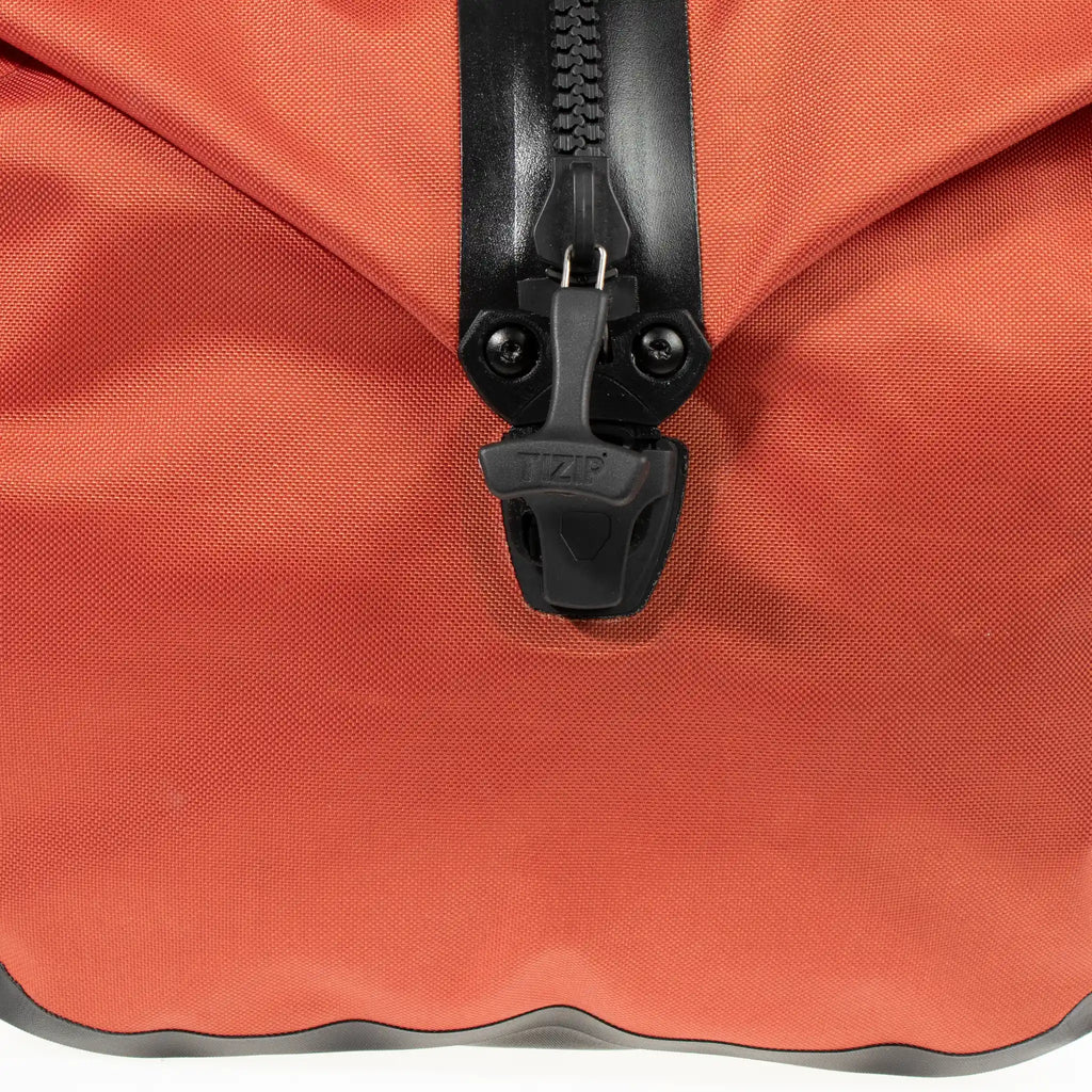 Ortlieb Duffel Lite Bag Adventure Travel Duffel Bag Rooibos Zip Details