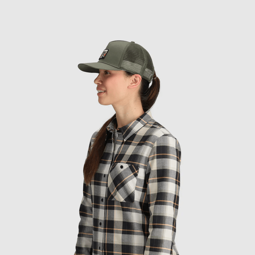 Outdoor Research Advocate Trucker Cap Ranger Green Lifestyle 2