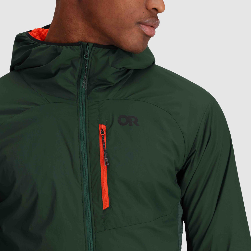 Outdoor Research Men's Deviator Insulated Hoodie Chest Pocket