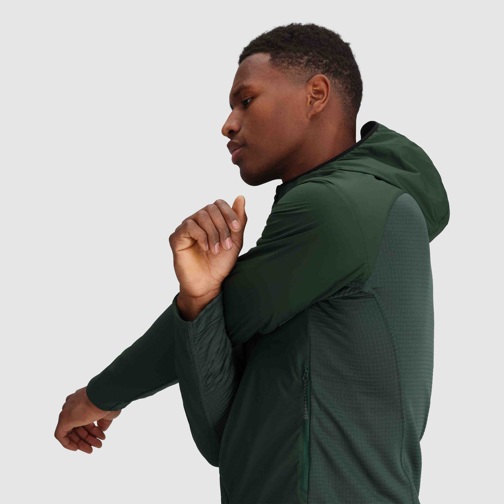 Outdoor Research Men's Deviator Insulated Hoodie Movement