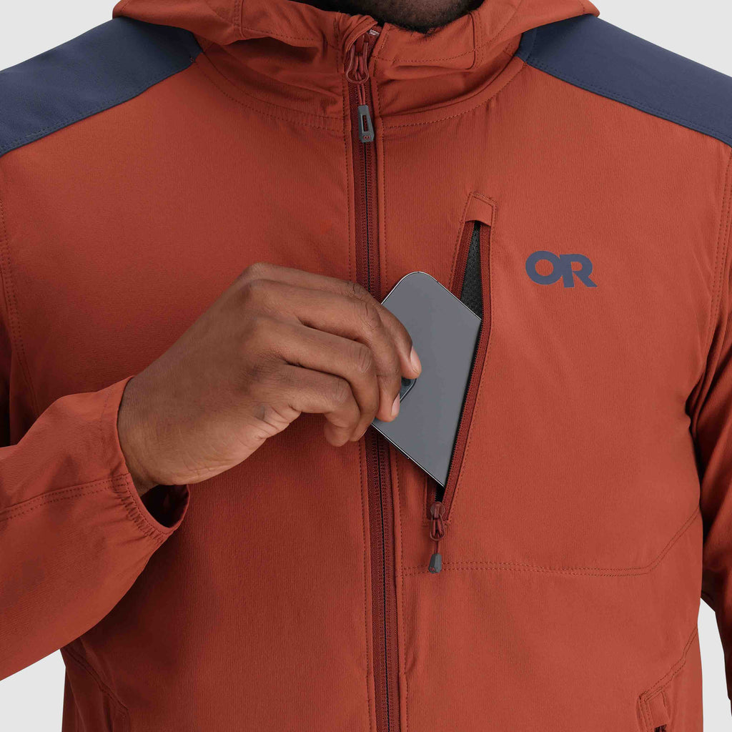 Outdoor Research Men's Ferrosi Hoodie Chest Pocket