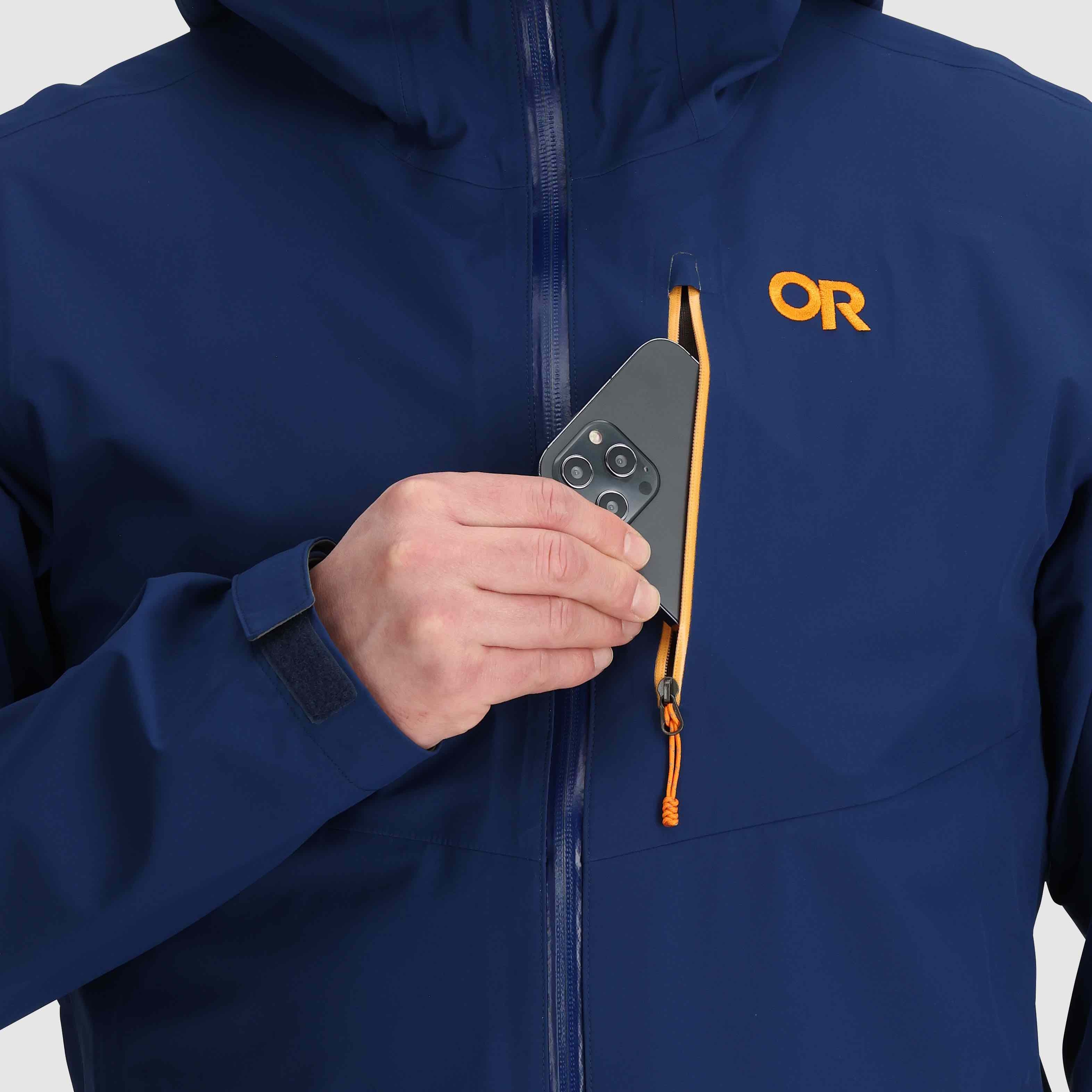 Outdoor Research Men s Foray 3L Waterproof Jacket Hiking Clothing Valley and Peak
